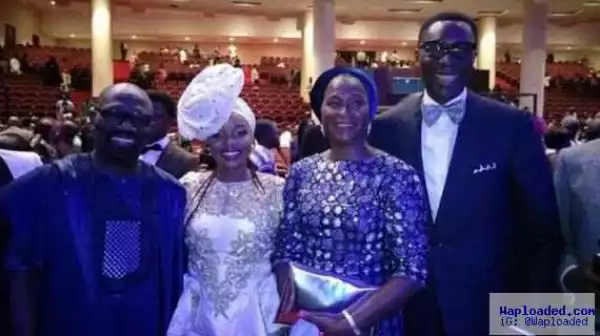 Photo: Pastor Taiwo Odukoya & his wife, Nomthi at his 60th birthday Thanksgiving Service